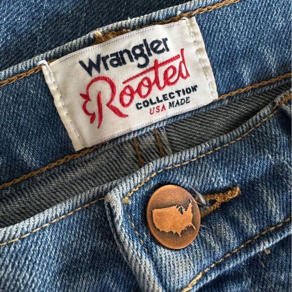 Wrangler Rooted  Collection Made in USA Straight Jeans Size 28 X 32 - Picture 10 of 13
